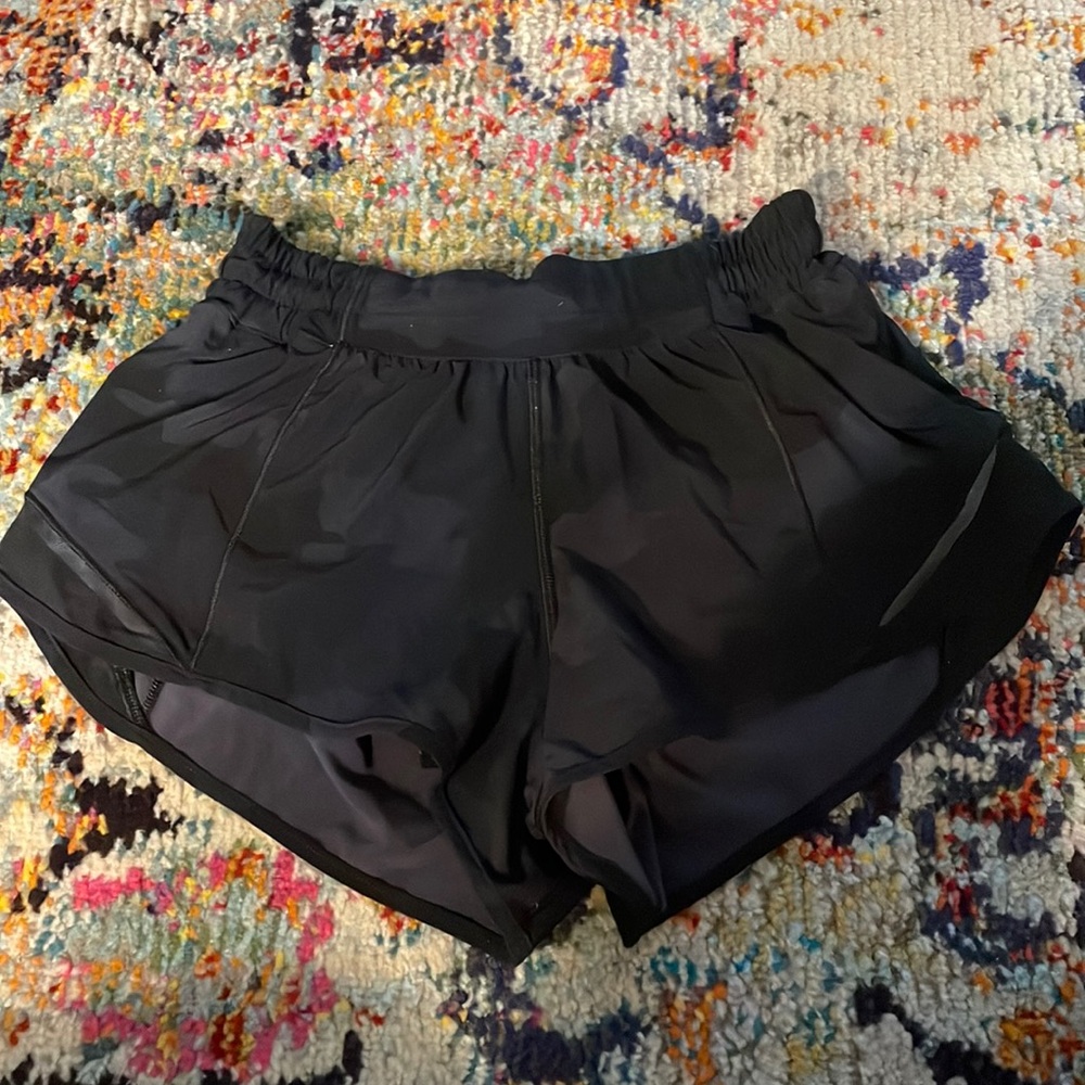Camo Black Lululemon Shorts